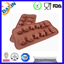 Bac à glace en silicone coloré et bac à glace en silicone (DXJ0054)